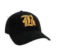 4sold Casual Baseball Gothic B Letter Cap Caps Snap Back Hat Hats Snapback (B Black Gold)