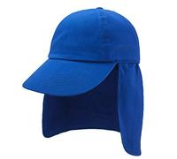 4sold Junior Legionnaire Style Baseball Cap Unisex Children Summer Sun Hat UV Protection Child Kids Sport 8 Colours (Royal Blue)