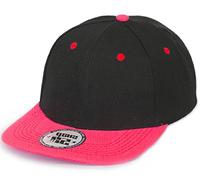 4sold Kids Snapback Hat Baseball Cap Hip-Hop (Black Pink)