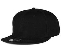 4sold Kids Snapback Hat Baseball Cap Hip-Hop Cap Hat Headwear (Black)