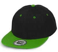 4sold Kids Snapback Hat Baseball Hip-Hop (Black Green)