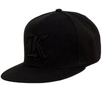 4sold Kids Snapback Hat with Raised 3D Black Embroidery Letter Baseball Cap Hip-Hop Cap Hat Headwear (K)