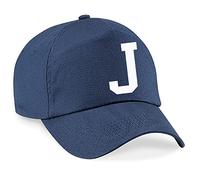 4sold New Cap Alphabet A-Z Childrens Navy Cotton A-Z Summer Sun Hat UV Protection Children School Kids Caps Hat Sport Boy Unisex Adjustable Baseball Holidays School - I