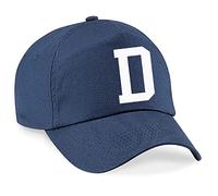 4sold New Cap Alphabet A-Z Childrens Navy Cotton A-Z Summer Sun Hat UV Protection Children School Kids Caps Hat Sport Boy Unisex Adjustable Baseball Holidays School - I