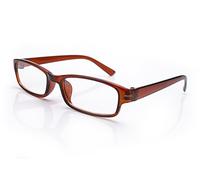 4sold Slim Reading Glasses +0.50 +0.75 1.00 +1.5 +2.00 +2.5 +3.5 brand (Brown, 1.00)