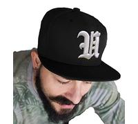 4sold Snapback hat with Raised 3D Embroidery Letter 5 Panel Baseball Cap Hip-Hop Cap Hat Headwear (V)(Size: One Size)