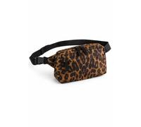 4SP Leopard Print Cross Body Bag, Recycled Polyester, Adjustable Strap, 23x15x6cm, 2L Capacity