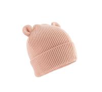 4SP® Organic Cotton Baby Bear Beanie Hat, Hand Wash, Unisex, Ribbed Knit Design