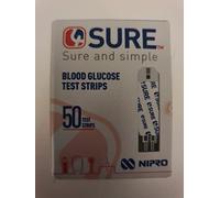 4Sure and Simple Blood Glucose Test Strips 1 x 50
