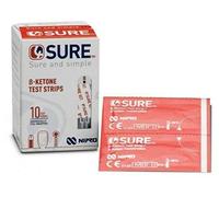 4Sure Sure and Simple B-Ketone Test Strips 1x 10