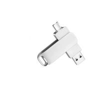 4TB USB-C OTG Flash Drive for Smartphone, PC & Mac - 360 Rotatable Design for Secure Port Protection