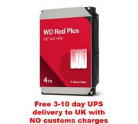 4TB Western Digital WD Red Plus NAS (5400RPM, 3.5", SATA III, 256MB Cache)