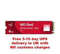 4Tb Western Digital WDS400T1R0C WD Red SN700 NVMe SSD M.2 NAS 3400MB/s PCIe Gen3
