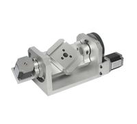 4th Axis 5 Axis Rotary Center Height 98mm 100mm Chuck Table 100 * 125MM Gear Ratio 8: 1 Reduction Ratio 6: 1(T Slot only)