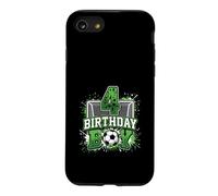 4th Birthday Boy Soccer Net 4 Year Old Soccer Theme Case for iPhone SE (2020) / 7/8