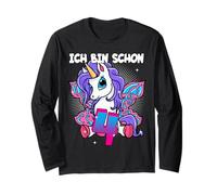 4th Birthday Girl Unicorn Ich Bin Schon 4 Years Gift Long Sleeve T-Shirt