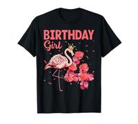 4th Birthday Girls Flamingo 4 Years Old Tropical T-Shirt