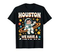 4Th Birthday Houston We Have A 4 Year Old Astronaut Space Value Graphic T-Shirt