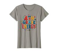 4th Grade Energy: in My Fourth Grade Era School Fun T-Shirt, Women, Slate, 3XL