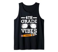 4th Grade Fourth Vibes Funny Back to School Student Squad Tank Top