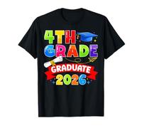 4th Grade Graduate 2026 Elementary Graduation Class of 2026 T-Shirt