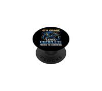 4th Grade Level Complete Press Start To Continue Gamer Kids PopSockets Adhesive PopGrip