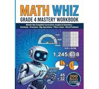 4th Grade Math Workbook: Advanced Skills (200 Pages): Multi-Digit Arithmetic, Fractions, Geometry & Word Problems - Ages 9-10