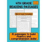 4th Grade Reading Passages to Build Fluency and Comprehension Skills: Fourth Grade Reading Passages with Comprehension Questions and Fluency Word ... to Build Fluency and Comprehension Skills)
