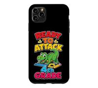 4th Grade Ready To Attack T Rex First Day Elementary School Case for iPhone 11 Pro Max
