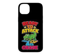 4th Grade Ready To Attack T Rex First Day Elementary School Case for iPhone 14 Plus
