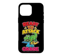 4th Grade Ready To Attack T Rex First Day Elementary School Case for iPhone 16 Pro Max