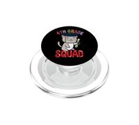 4th Grade Squad Cat Back To School Vintage PopSockets PopGrip for MagSafe