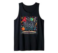 4th Grade Teacher Life: Inspiring Young Minds Tank Top, Men, Black, S