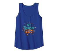 4th Grade Teacher Tribe: Inspiring Educators Unite Tank Top, Women, Royal Blue, M