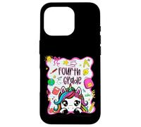 4th Grade Unicorn Back to School Fourth Grade Team Girls Kid Case for iPhone 16 Pro