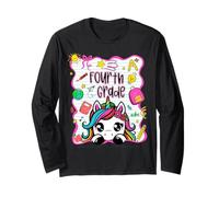 4th Grade Unicorn Back to School Fourth Grade Team Girls Kid Long Sleeve T-Shirt