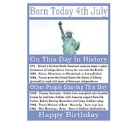 4th July Birthday Card