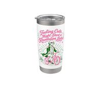 4th July Humor Feeling Cute Might Start a Revolution Later Stainless Steel Insulated Tumbler