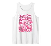 4th July Women Feeling Cute Might Start a Revolution Later Tank Top