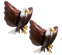 4th Of July 3D Giant Eagle Bird Balloon, 2 Pack Patriotic Independence Day Inflatable Realistic American Bald Eagles Balloons For Memorial Day US Election Holiday Event Celebration Party Supplies