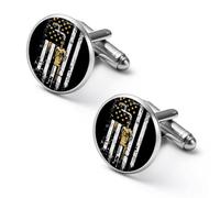 4th of July American Flag Beer Brewing Cute Shirt Cufflinks for Men Long Sleeve Suit Metal Cuff Links Jewelry Accessories