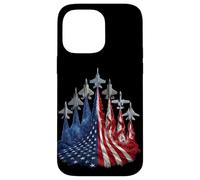 4th of July Fighter Jet US Flag American Military Planes Case for iPhone 14 Pro Max