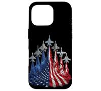 4th of July Fighter Jet US Flag American Military Planes Case for iPhone 16 Pro