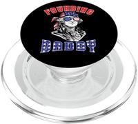 4th of July Founding Daddy Funny George Washington Patriotic PopSockets PopGrip for MagSafe