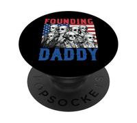 4th of July Founding Daddy George Washington US Presidents PopSockets Adhesive PopGrip