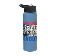4th of July Founding Daddy George Washington US Presidents Stainless Steel Insulated Water Bottle