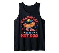 4th of July Funny It's a bad day to be a Hot Dog Wieners Tank Top