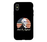 4th of July George Washington Funny 1776 suck it England Case for iPhone X/XS