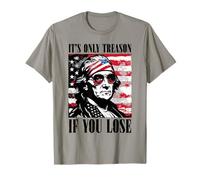 4th Of July George Washington It's Only Treason If You Lose T-Shirt
