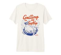 4th of July Grilling Me Softly BBQ Steak USA Flag Premium T-Shirt